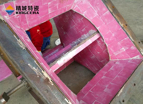 內襯陶瓷電動三通分料閥