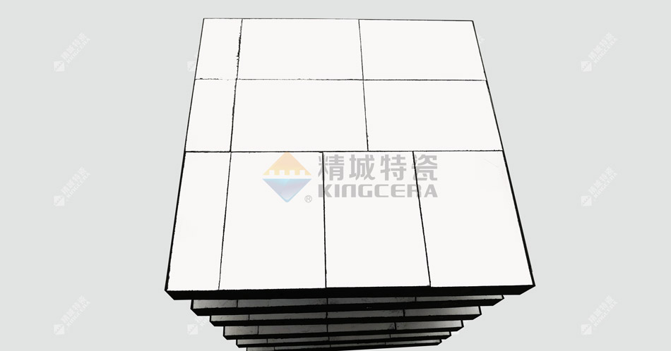 三合一ZTA陶瓷襯板 ZTA三合一陶瓷襯板