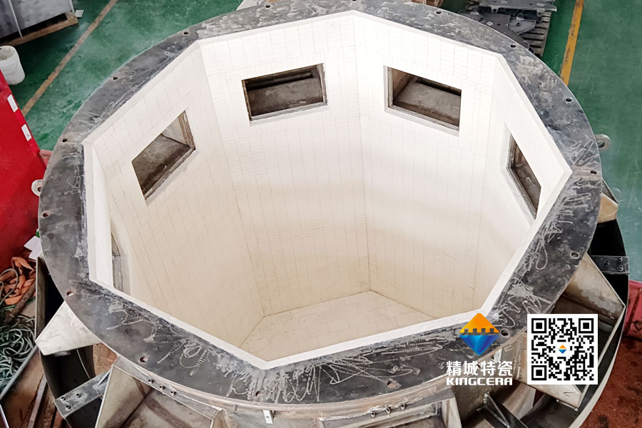 細胞磨筒體內襯陶瓷防磨方案